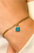 KİLİT FİGÜRLÜ TASARIM BİLEKLİK 14 AYAR A047696
