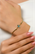 NAZAR BONCUKLU KUTUP YILDIZI BİLEKLİK 14 AYAR A047239