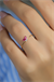PEMBE TAŞLI KELEBEK YÜZÜK 14 AYAR A080543