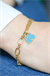 SALLANTILI ÇANTA BİLEKLİK 14 AYAR A048873