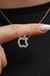 TAŞLI APPLE TASARIM KOLYE 14 AYAR 
