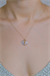 TAŞLI KALP KİLİT KOLYE 14 AYAR A044660