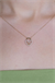 TAŞLI KALP KİLİT KOLYE 14 AYAR A047296