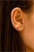 TAŞLI KALP KİLİT KÜPE 14 AYAR A057153