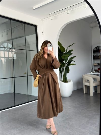 Kuşaklı Elbise 3412