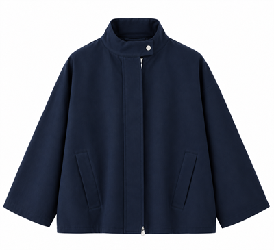 Yaka Çıtçıtlı Bomber Cekeet 7491