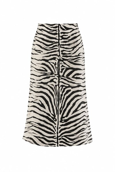 Zebra Desen Midi Boy Etek 4267