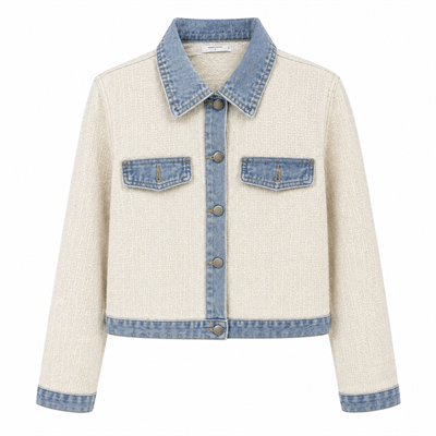 Denim Detay Tüvit Ceket 261005