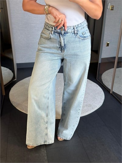 Wide Leg Bol Paça Denim 1020 