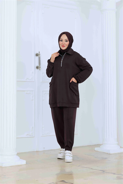 Klasik ve Rahat İkili Takım 153 Bordo