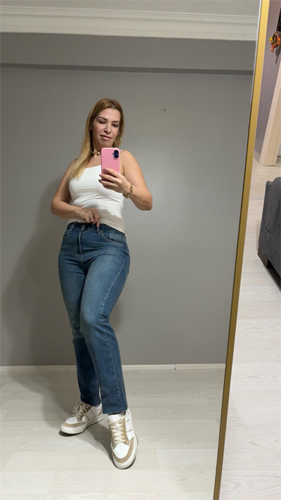 Jean Pantolon Boyfit Mavi