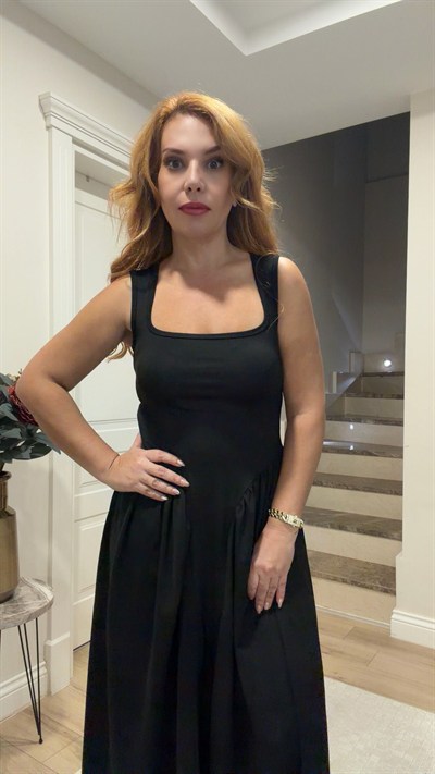 Muadil Elbise Siyah