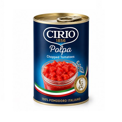 Cirio Doğranmış Domates Konservesi (Polpa) 400 gr