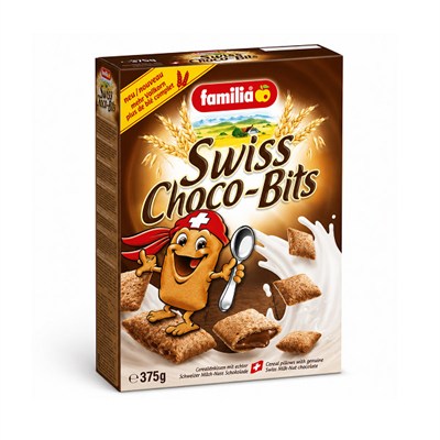 Familia Sütlü Çikolata Dolgulu Gevrek (Swiss Choco Bits) 375 gr