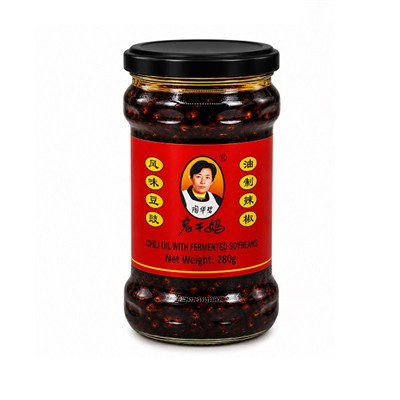 Laoganma Fermente Soya Fasulyeli Biber Sosu 280 gr