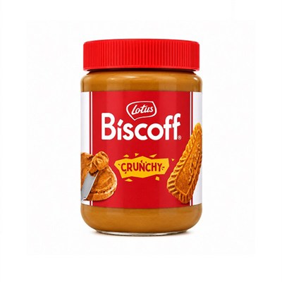 Lotus Biscoff (Crunchy) Sürülebilir Çıtır Karamelize Bisküvi Ezmesi 380 gr