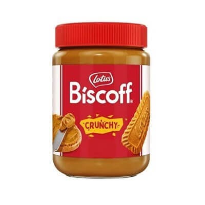 Lotus Biscoff (Crunchy) Sürülebilir Çıtır Karamelize Bisküvi Ezmesi 380 gr