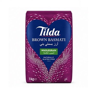 Tilda Kahverengi Basmati Pirinç 1 kg