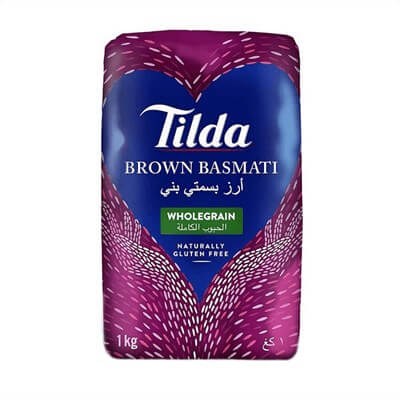 Tilda Kahverengi Basmati Pirinç 1 kg