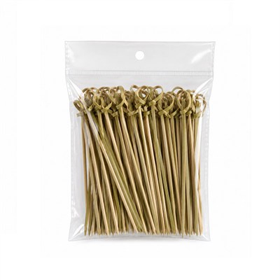 Yiyang Bambu Kürdan Düğümlü 9 cm ( 100 Adet )