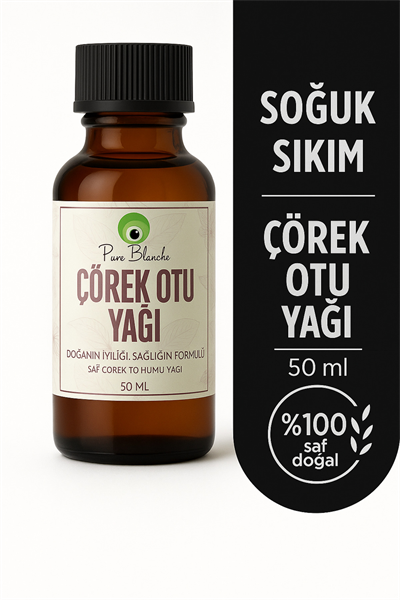 %100 Saf Ve Doğal Çörek Otu Yağı 50 Ml (soğuk Sıkım)