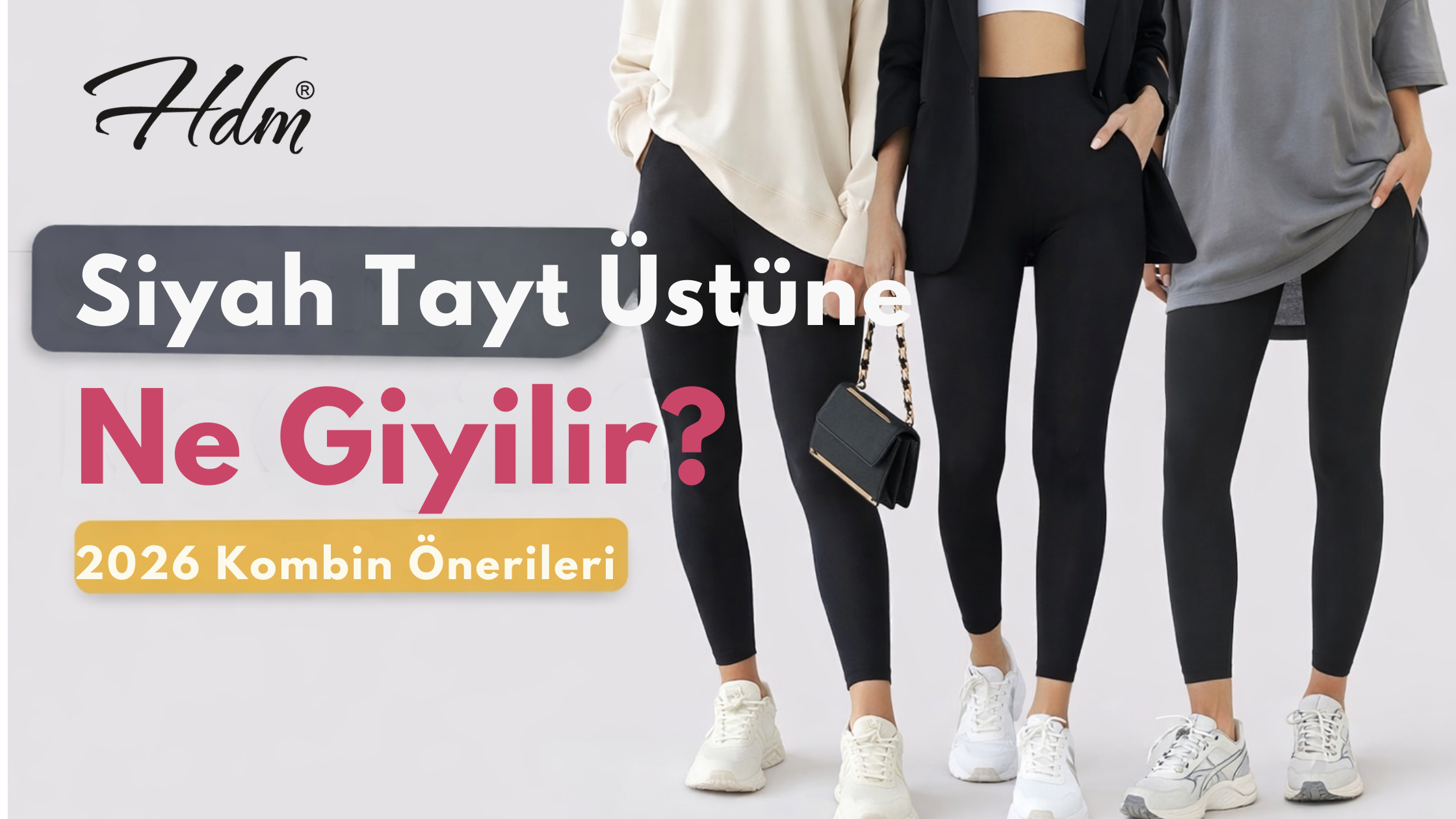 Siyah tayt üstüne ne giyilir kombin önerileri kadın spor ve günlük tayt kombinleri