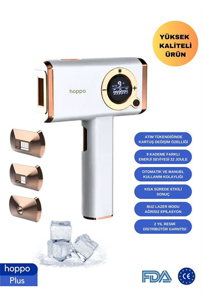 Ipl Buz Lazer Epilasyon Cihazı Plus 999.999 Flas Atım