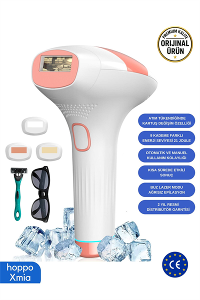 Xmia Ipl Lazer Epilasyon Cihazı 999.999 Atım 9 Kademe Ultra Güçlü