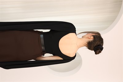 Pelerin Yaka Detaylı Bodysuid Bluz Siyah Renk