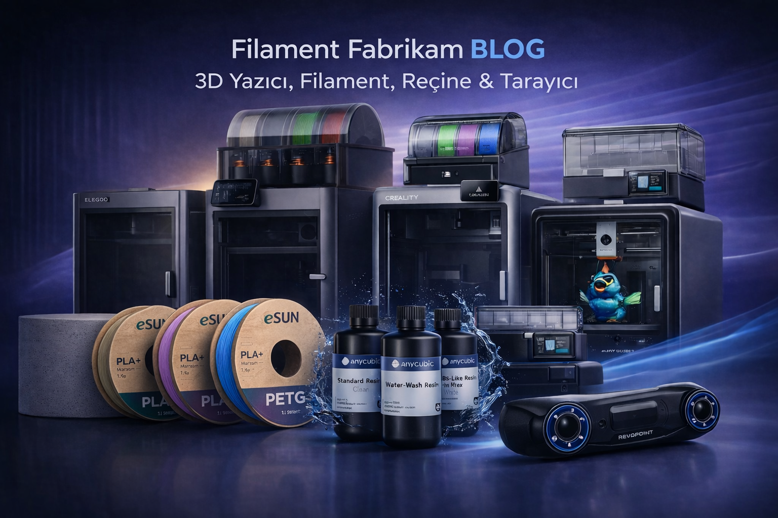 3d yazici ve filament