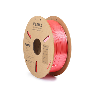 Filamix Silk PLA Coral Pink Filament 1.75mm 1Kg