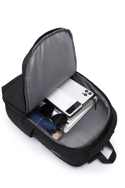 17,3 İnç Laptop Bölmeli, Ortopedik Sırt Destekli Su Geçirmez Erkek Sırt Çantası Ctv8681 Siyah