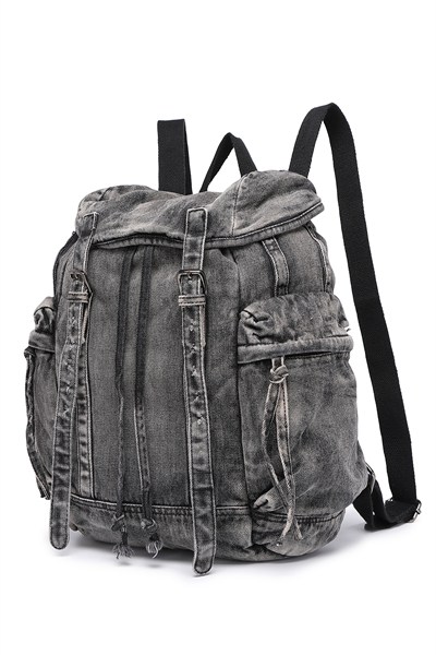 Denim Kot Kumaşı Kadın Sırt Çantası Barcelona 3217