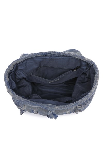 Denim Kot Kumaşı Kadın Sırt Çantası Barcelona 3217