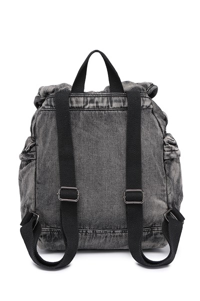 Denim Kot Kumaşı Kadın Sırt Çantası Barcelona 3217