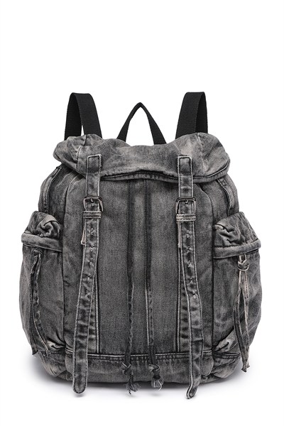 Denim Kot Kumaşı Kadın Sırt Çantası Barcelona 3217