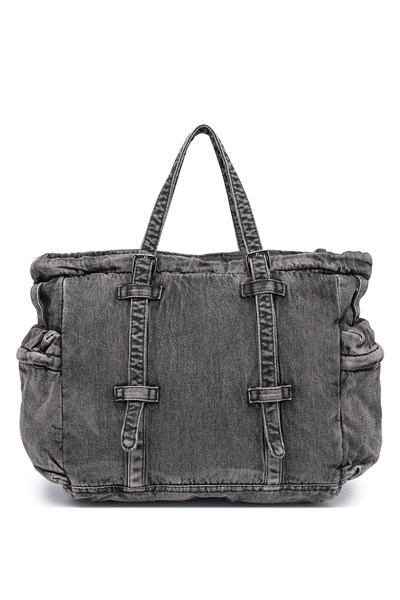 Denim Kot Kumaşı Omuz Kadın Çantası Barcelona 3216