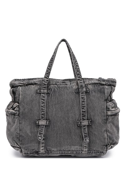 Denim Kot Kumaşı Omuz Kadın Çantası Barcelona 3216