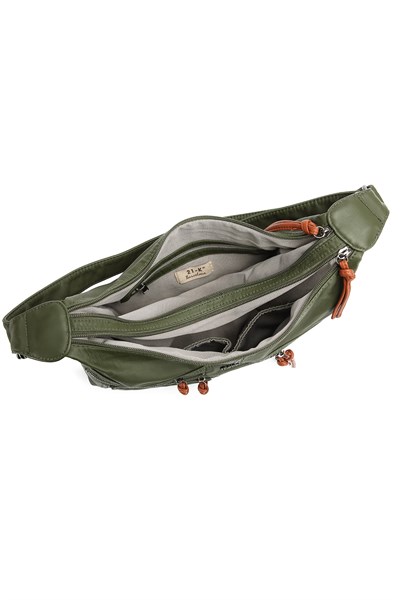 Günlük Çok Cepli Büyük Boy Geniş Spor Tasarım Ayarlanabilir Askılı Kadın Omuz Çantası Bordo