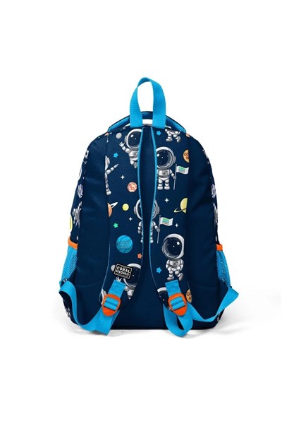 Kids Lacivert Mavi Astronot Desenli 3’lü Okul Çanta Seti SET0123486