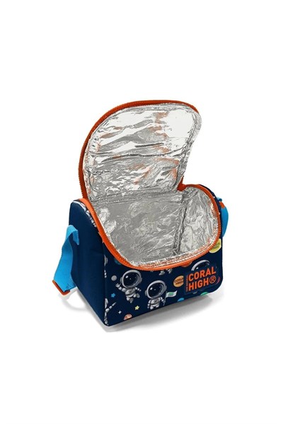 Kids Lacivert Mavi Astronot Desenli 3’lü Okul Çanta Seti SET0123486