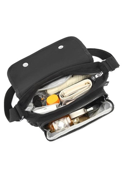Krinkıl Kumaş Kadın Postacı Çantası Smart Bags 1148