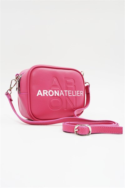 Küçük Boy  Crossbody Çapraz Askılı Kadın Omuz Çantası Fuşya