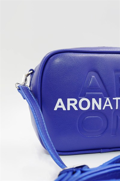 Küçük Boy  Crossbody Çapraz Askılı Kadın Omuz Çantası Saks