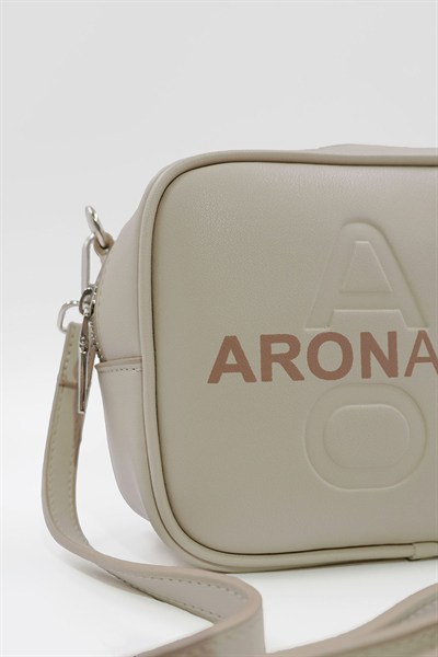 Küçük Boy  Crossbody Çapraz Askılı Kadın Omuz Çantası Bej