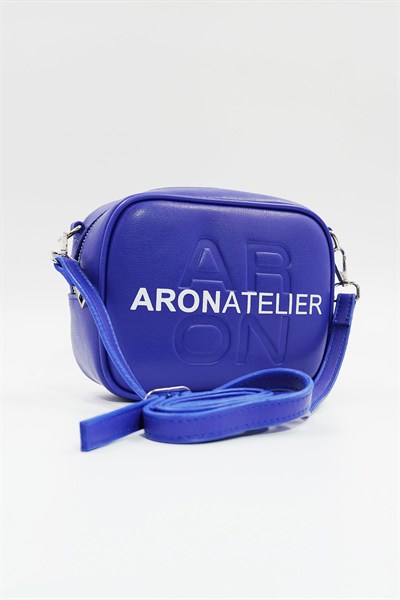 Küçük Boy  Crossbody Çapraz Askılı Kadın Omuz Çantası Saks