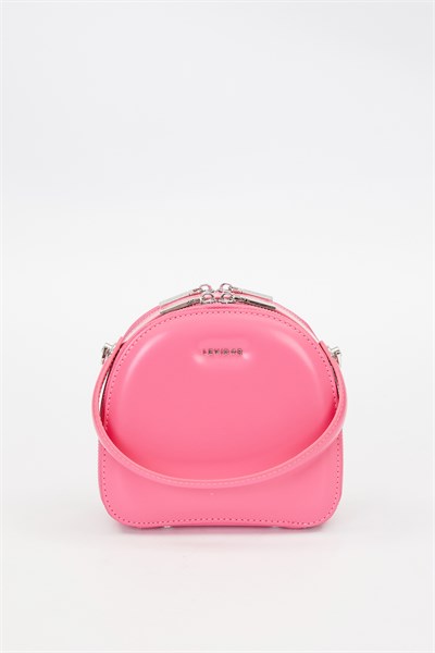 Küçük Boy Şık Tasarım Zincir Detaylı Kadın El ve Omuz Çantası 930415 Gül Kurusu
