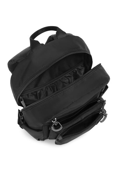 Lacivert Günlük Orta Boy Hafif Kumaş Kadın Sırt Çantası