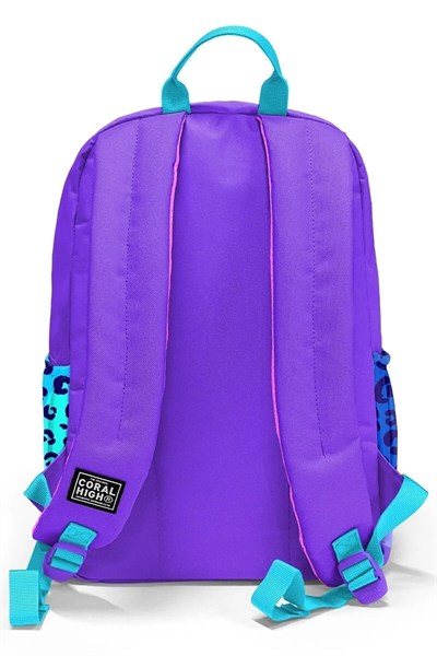Mor Leopar Desenli 3’lü Okul Çanta Seti SET0123632