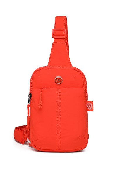 Orange Ultra Hafif Kumaş Günlük Kadın Bodybag Göğüs ve Postacı Çantası